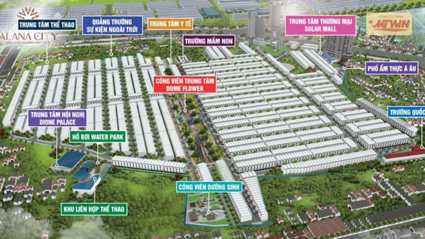 tiện tích nội khu dự án alana city