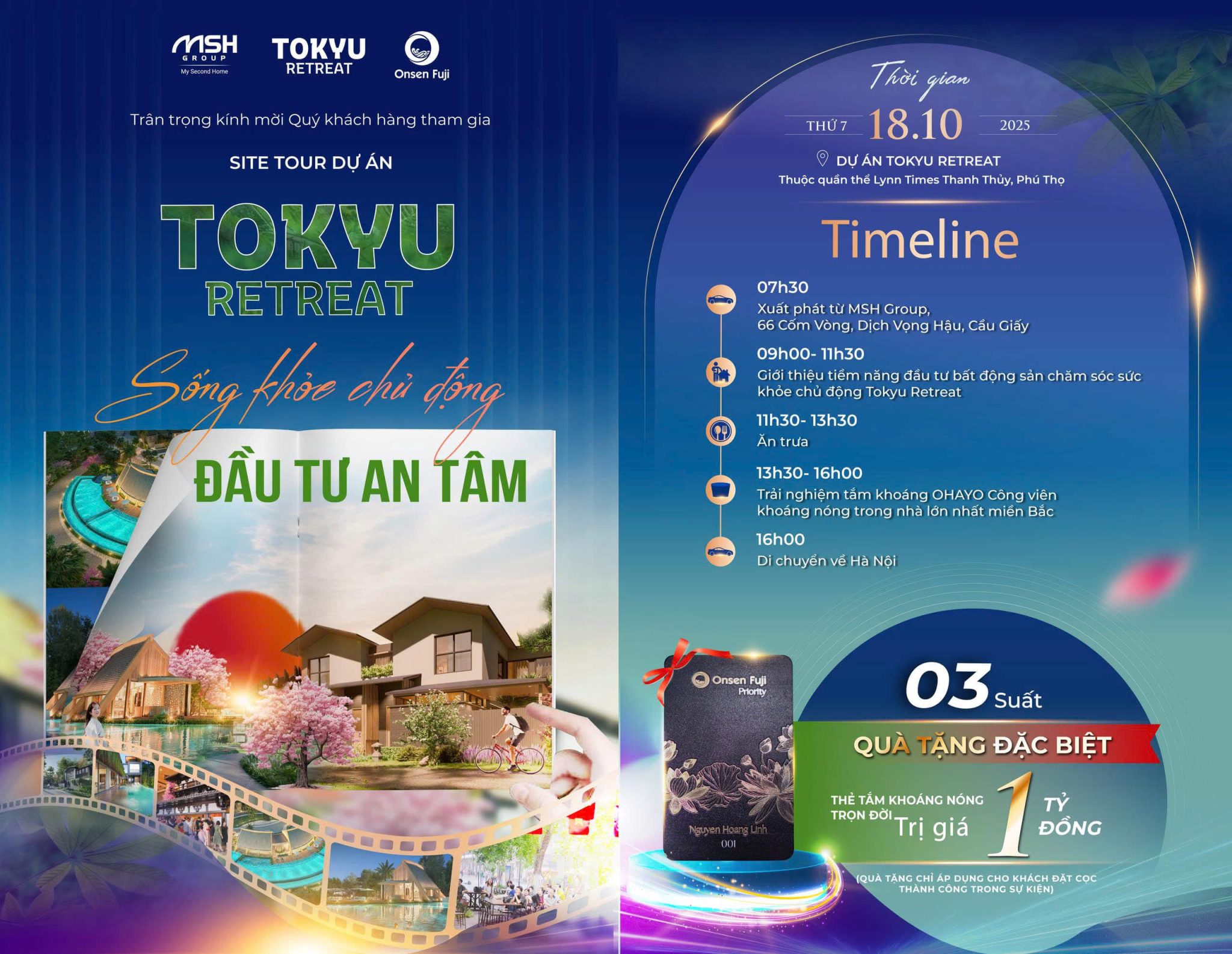 Tặng vé khoáng nóng trọn đời Thanh Thủy